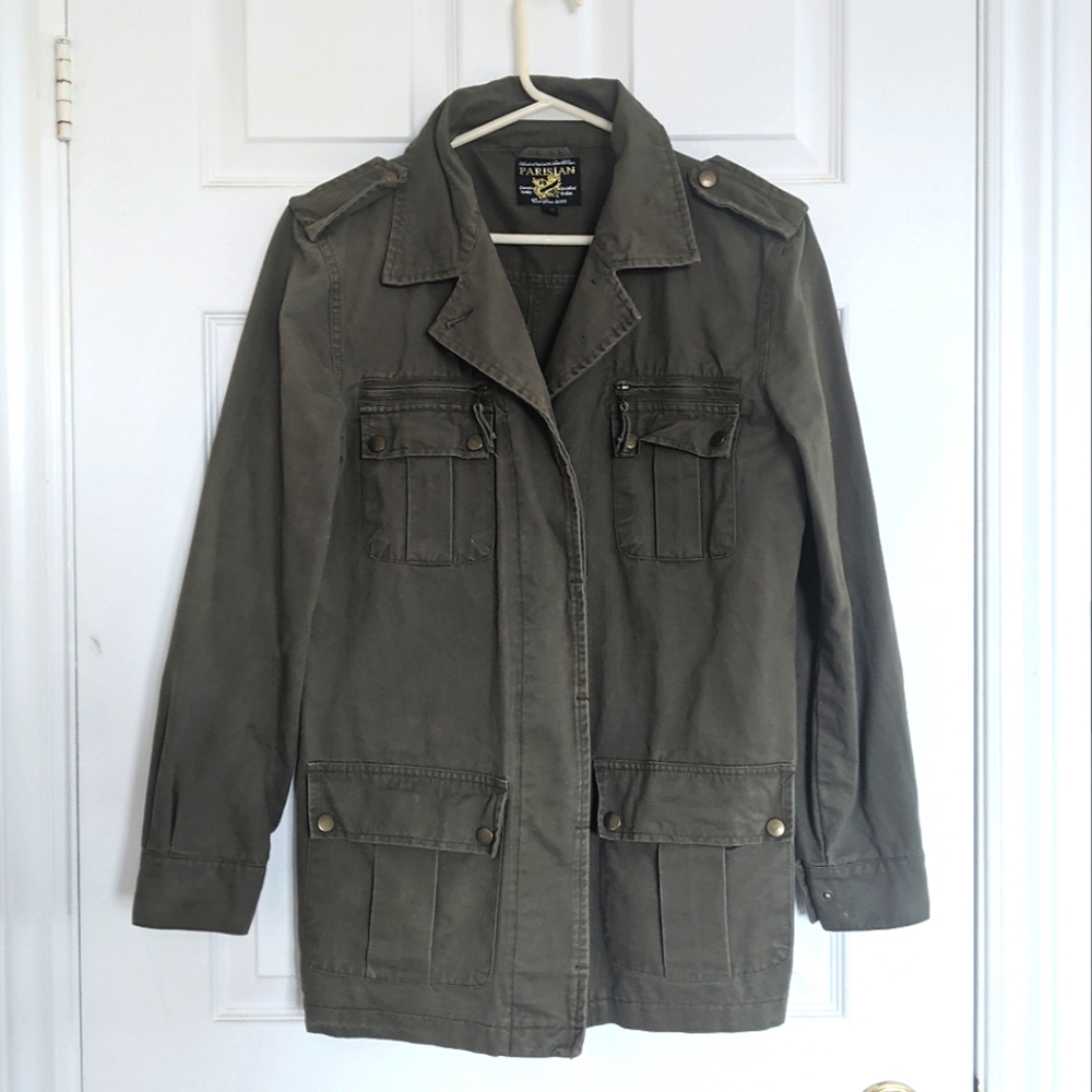 Retro Oversized Green Jacket
